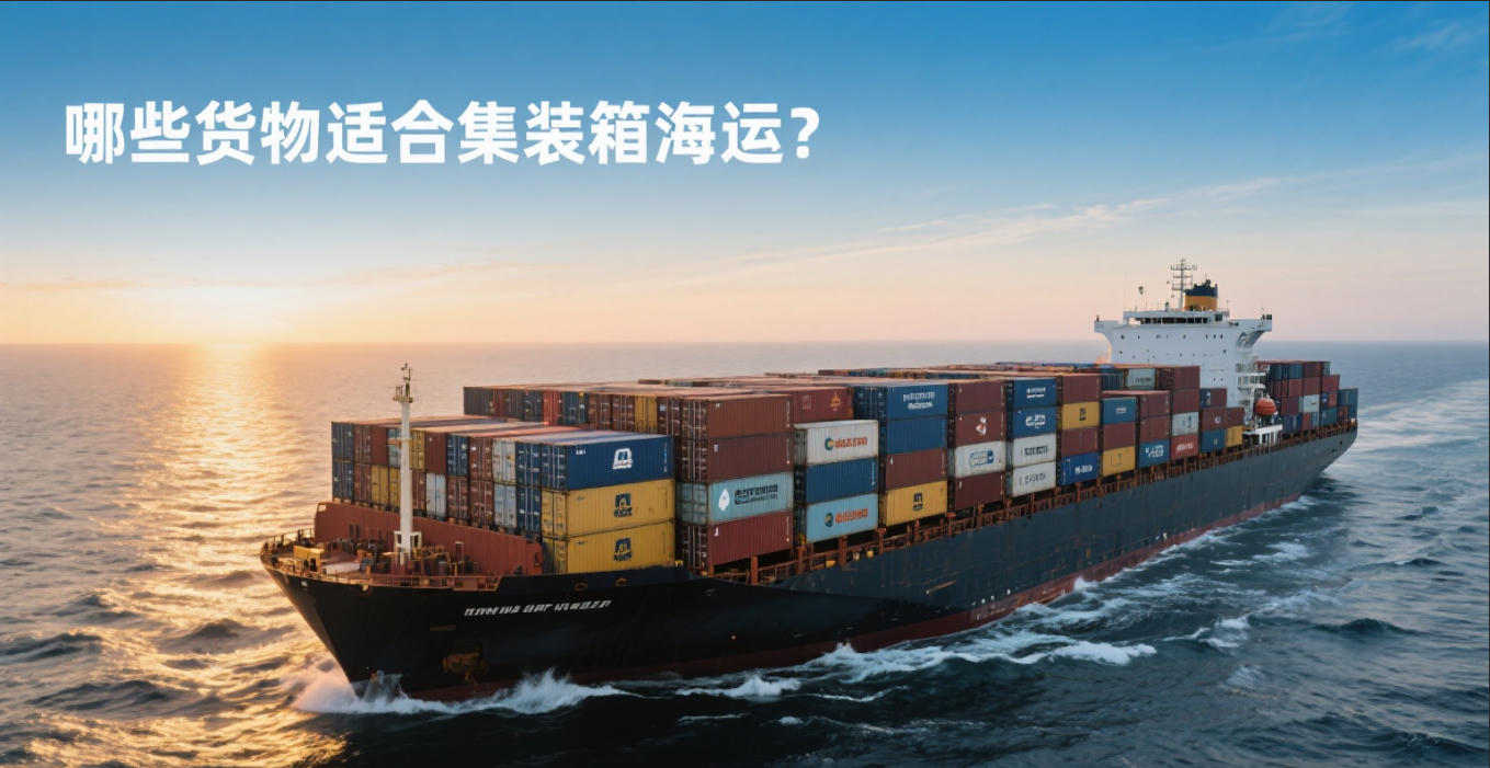 哪些货物适合集装箱海运？
