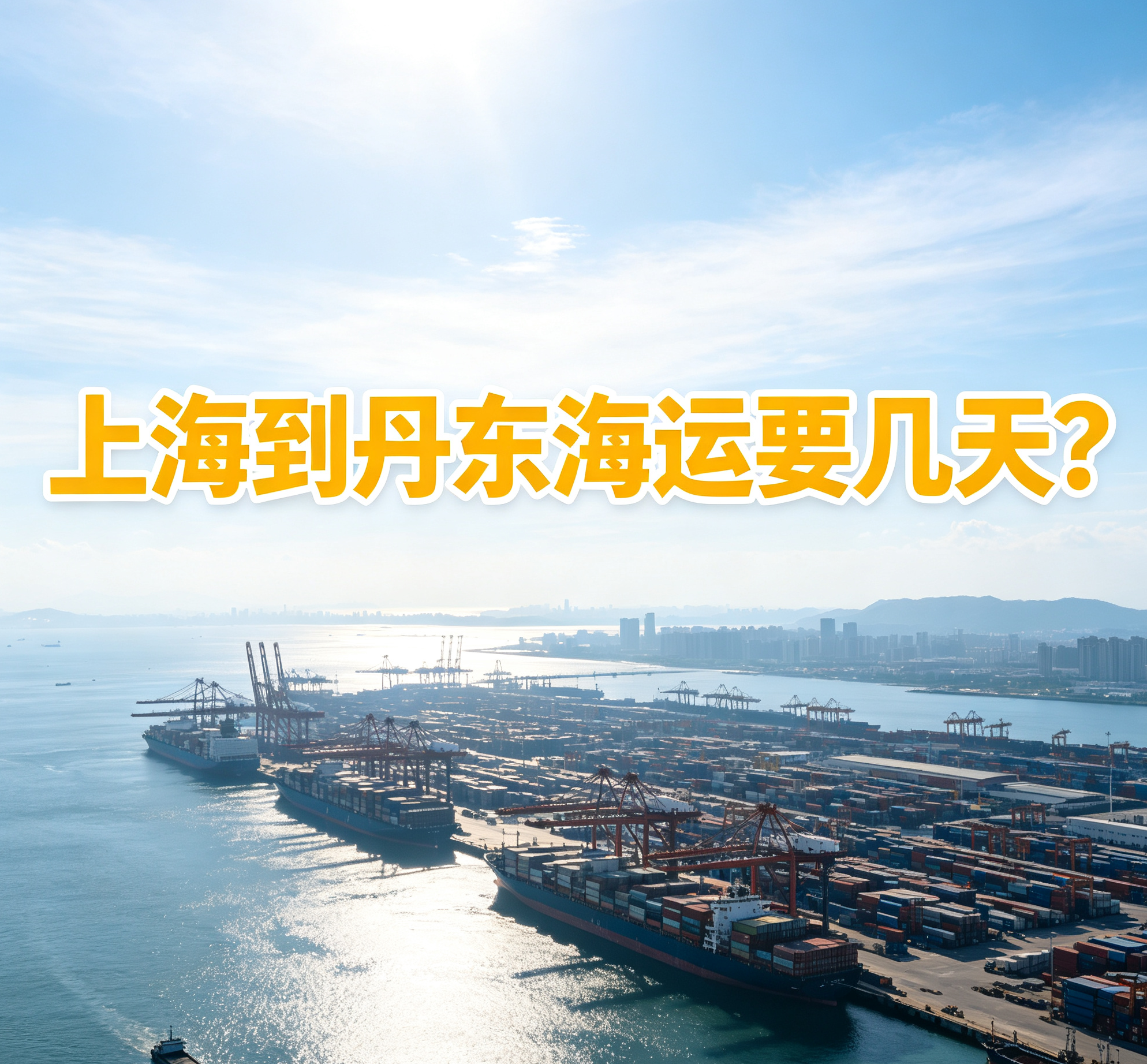 上海到丹东海运要几天？时效、流程全剖析